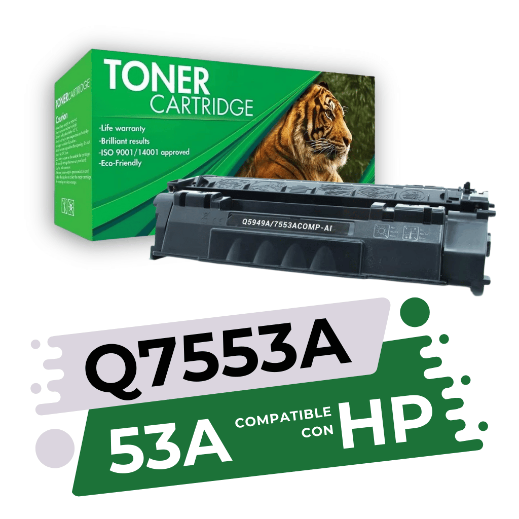 Tóner 53A (Q7553A) Compatible con HP