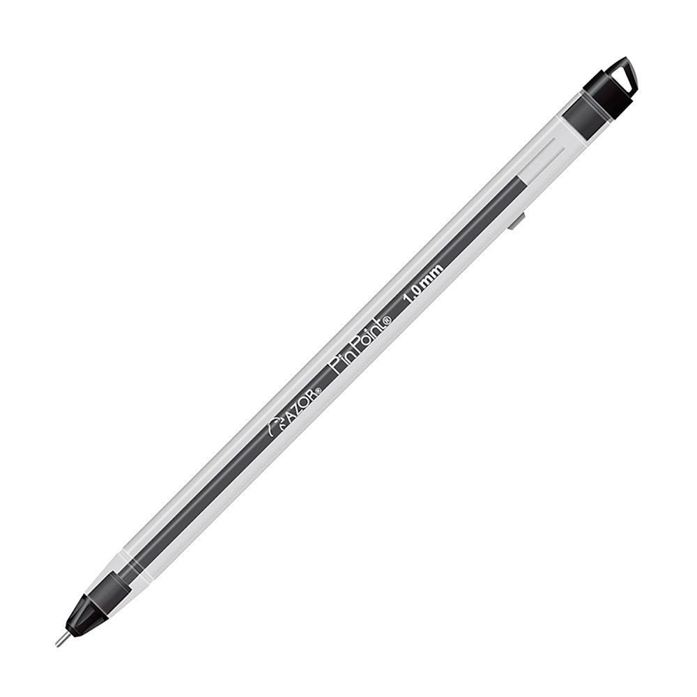 Bolígrafo Azor Pin Point Mediano 1.0mm Negro Caja C/12