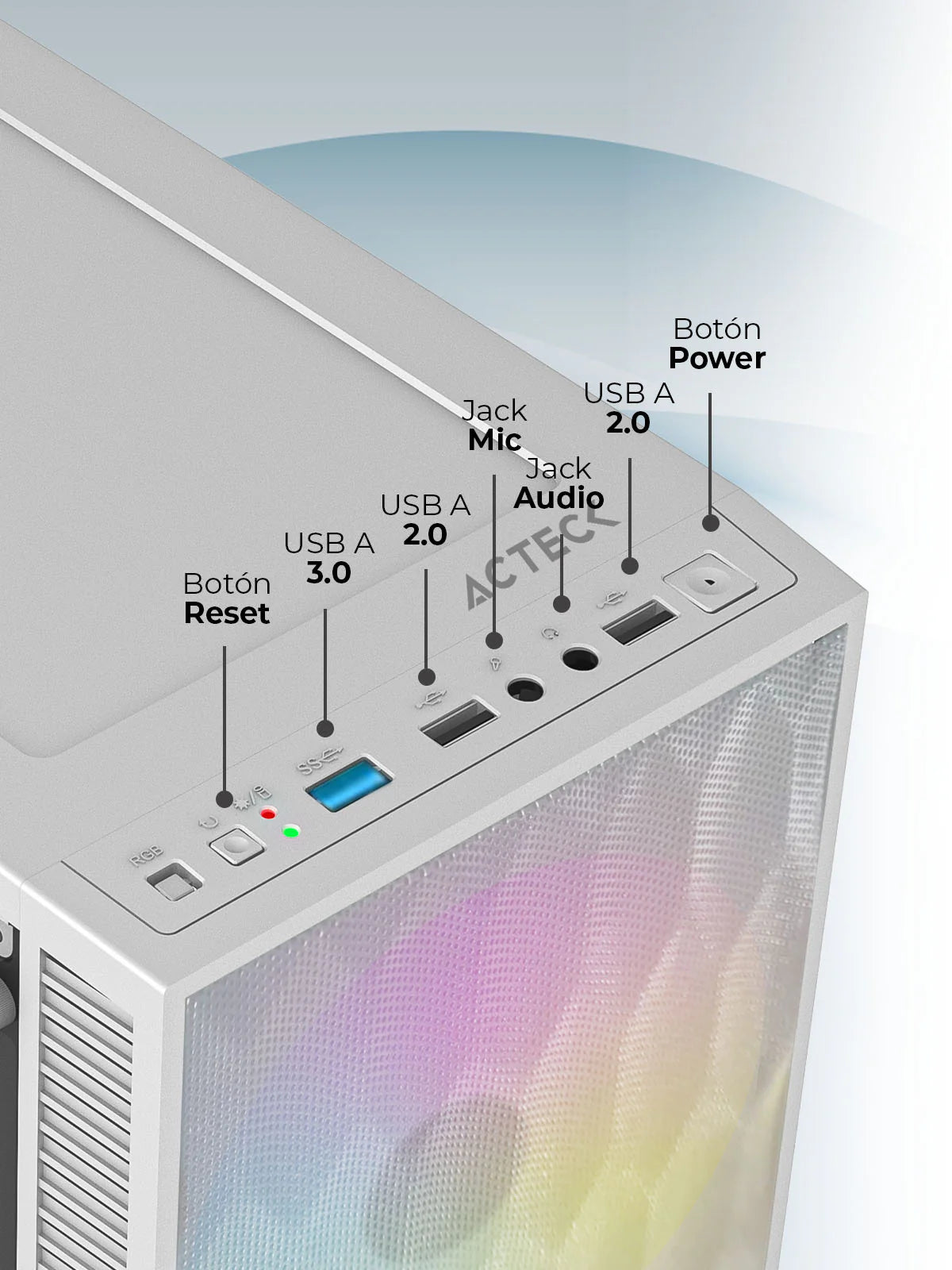 Gabinetes para computadoras ACTECK GC470