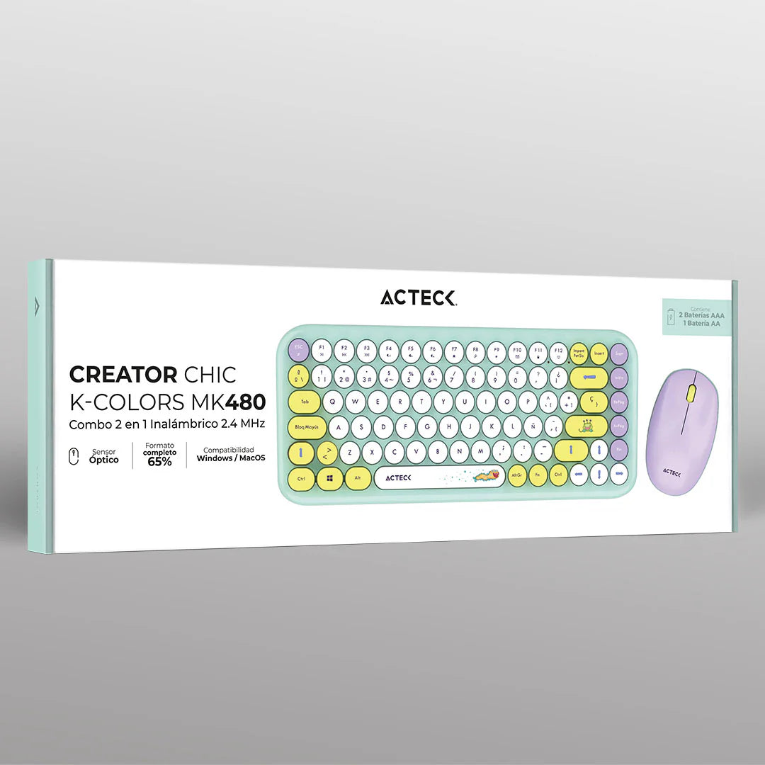 Kits para Teclado Y Mouse ACTECK MK480