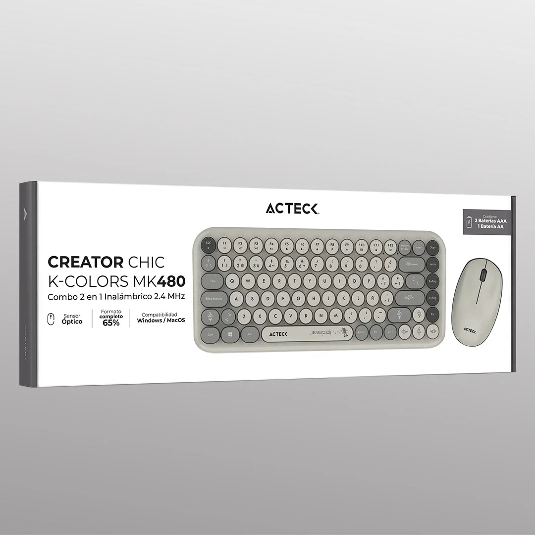 Kits para Teclado Y Mouse ACTECK MK480