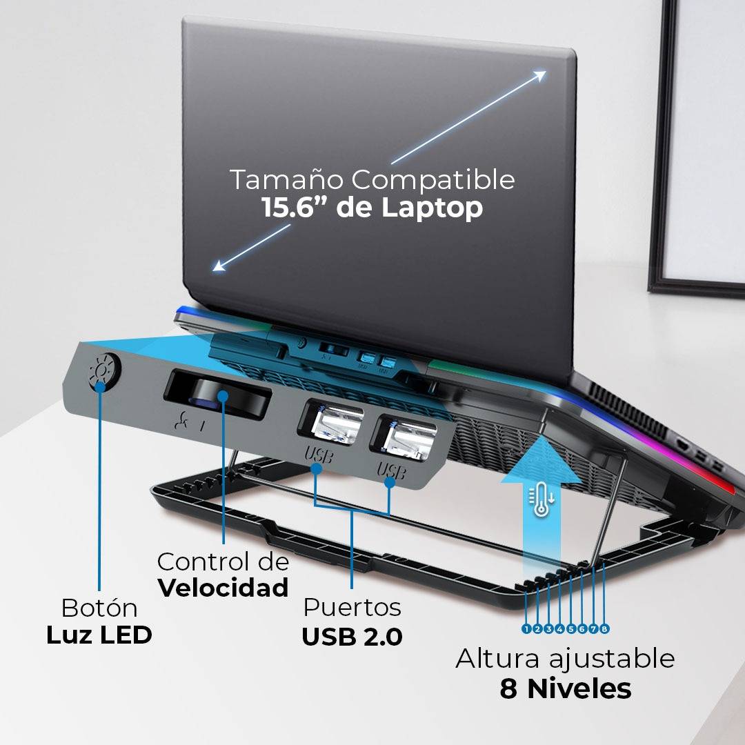 Bases Enfriadoras ACTECK BE630