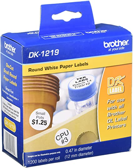 Etiquetas de Papel BROTHER DK1219