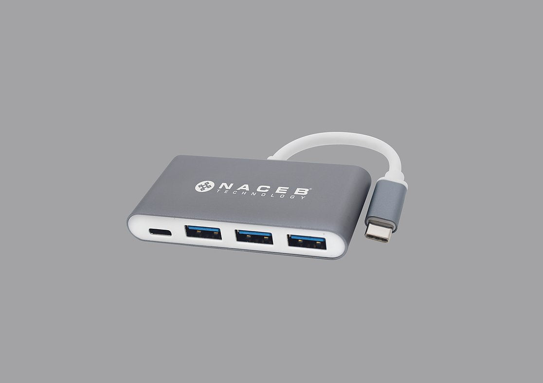 Adaptador Tipo C a USB 3.0 + PD Naceb Technology NA-0112