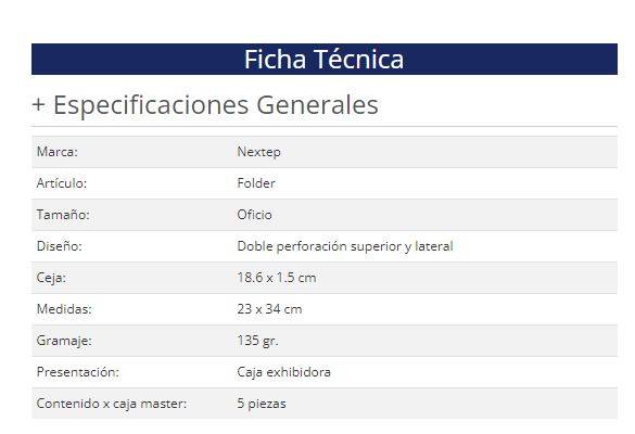Papeleria Nextep NE-011