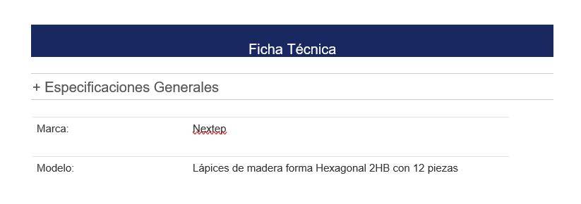 Lápiz Nextep NE-028