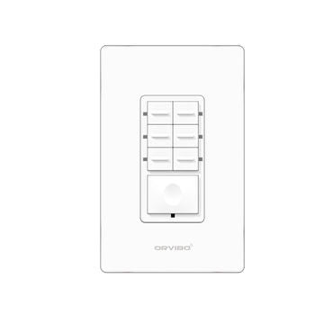 Botonera de 7 Escenas Inteligente ZIGBEE Orvibo T10S7ZW-1UO