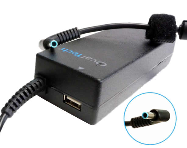 Adaptador para Computadora Portatil OVALTECH 19.5V/4.62AH C/Blister + USB