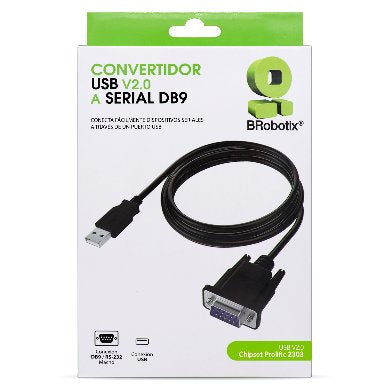 Convertidor USB A Serial DB9M BROBOTIX 963579