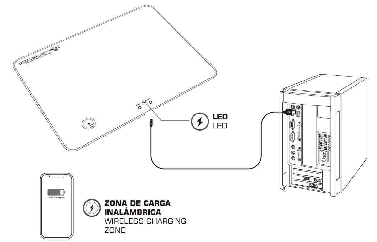 MousePad Gamer Yeyian FLOW 2800