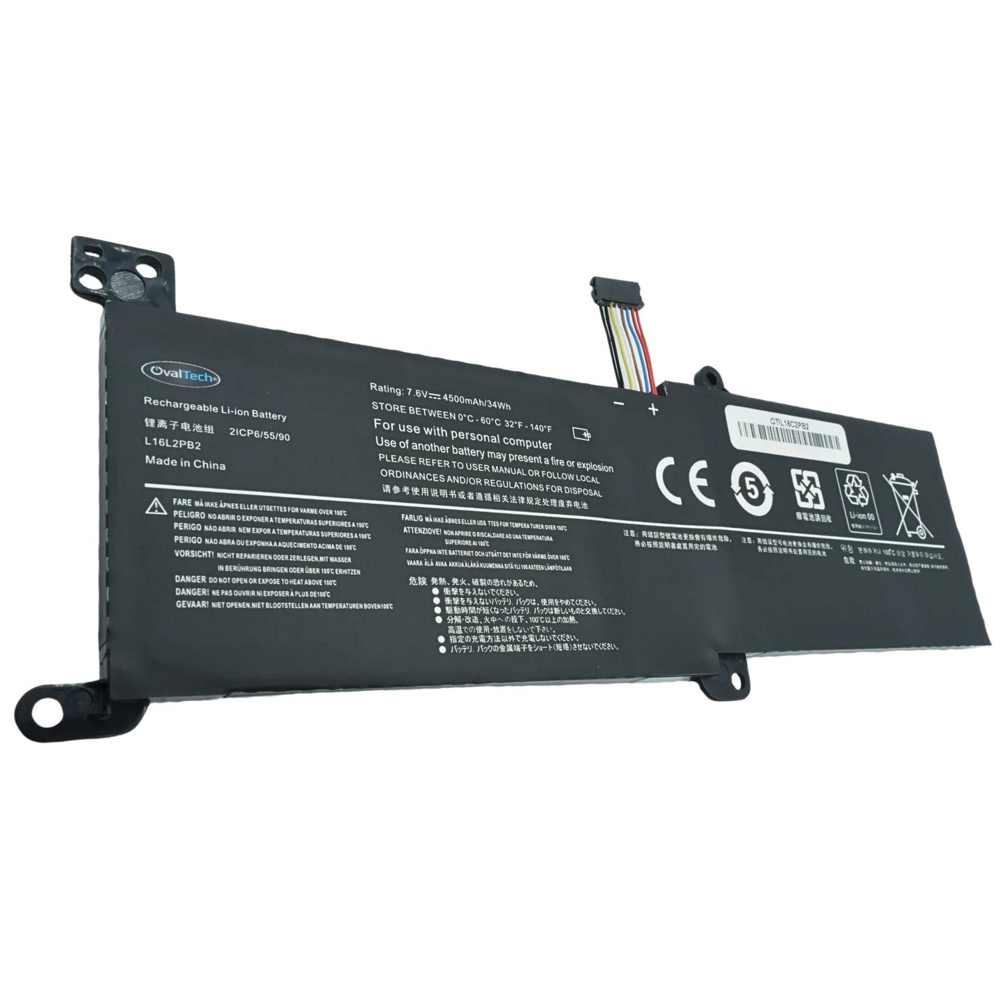 Baterias para Laptops OVALTECH OTIL16C2PB2