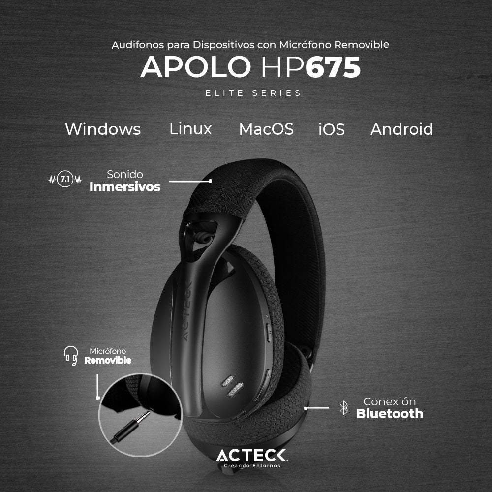 Auriculares ACTECK HP675