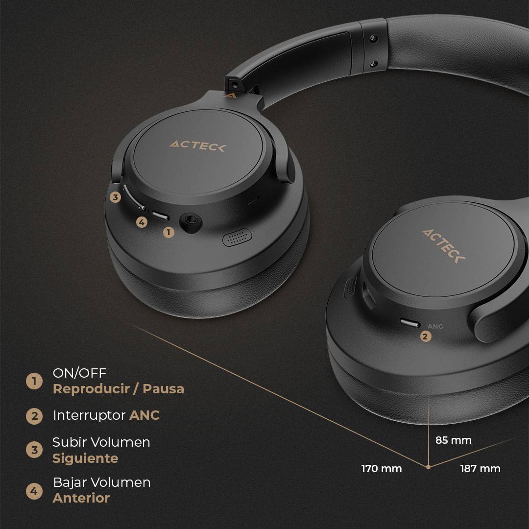Diademas ACTECK HP750