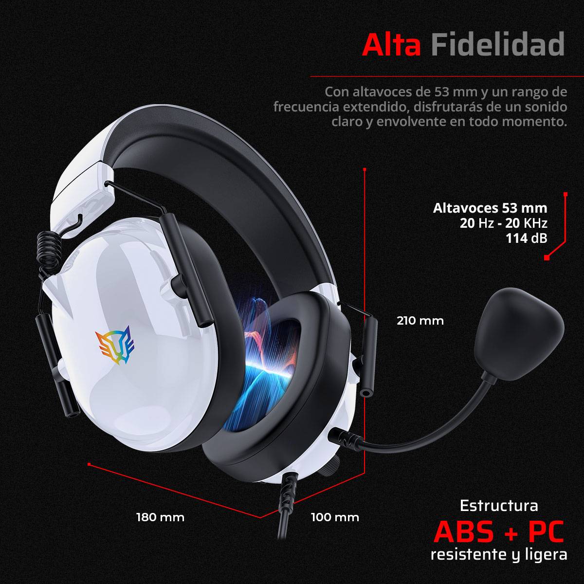 Diademas Gaming Balam Rush HA757