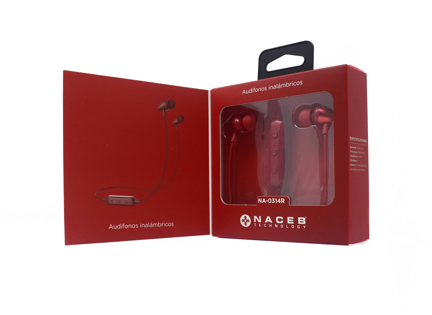 Audífono Bluetooth Naceb Technology NA-0314R