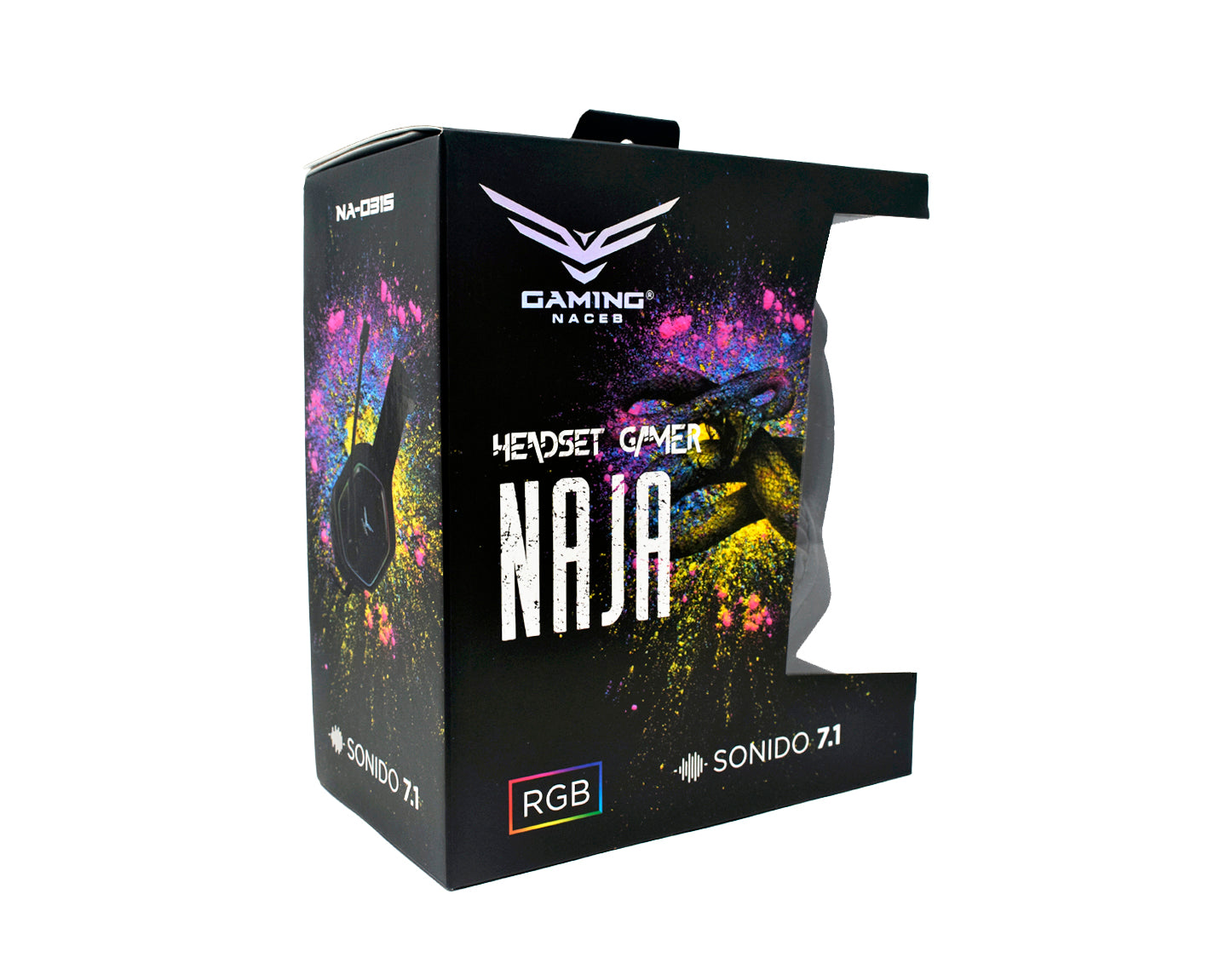 Audífonos Gamer 7.1 RGB NAJA Naceb Gaming NA-0315