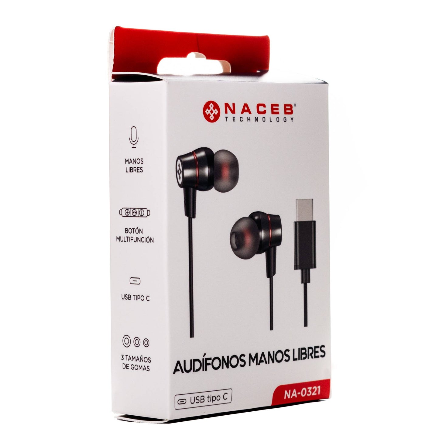 Audífonos Naceb Technology Na-0321