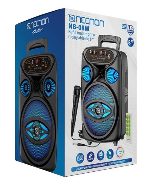 Bocina NECNON NB-08Y