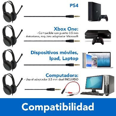 Audifonos Gamer BROBOTIX 651305