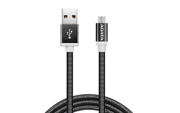 Cable Micro USB ADATA AMUCAL-100CMK-CBK