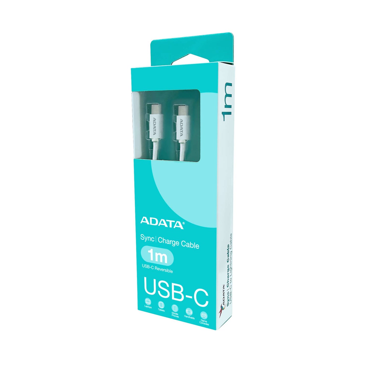 Cables USB ADATA CACC-100PN-WH