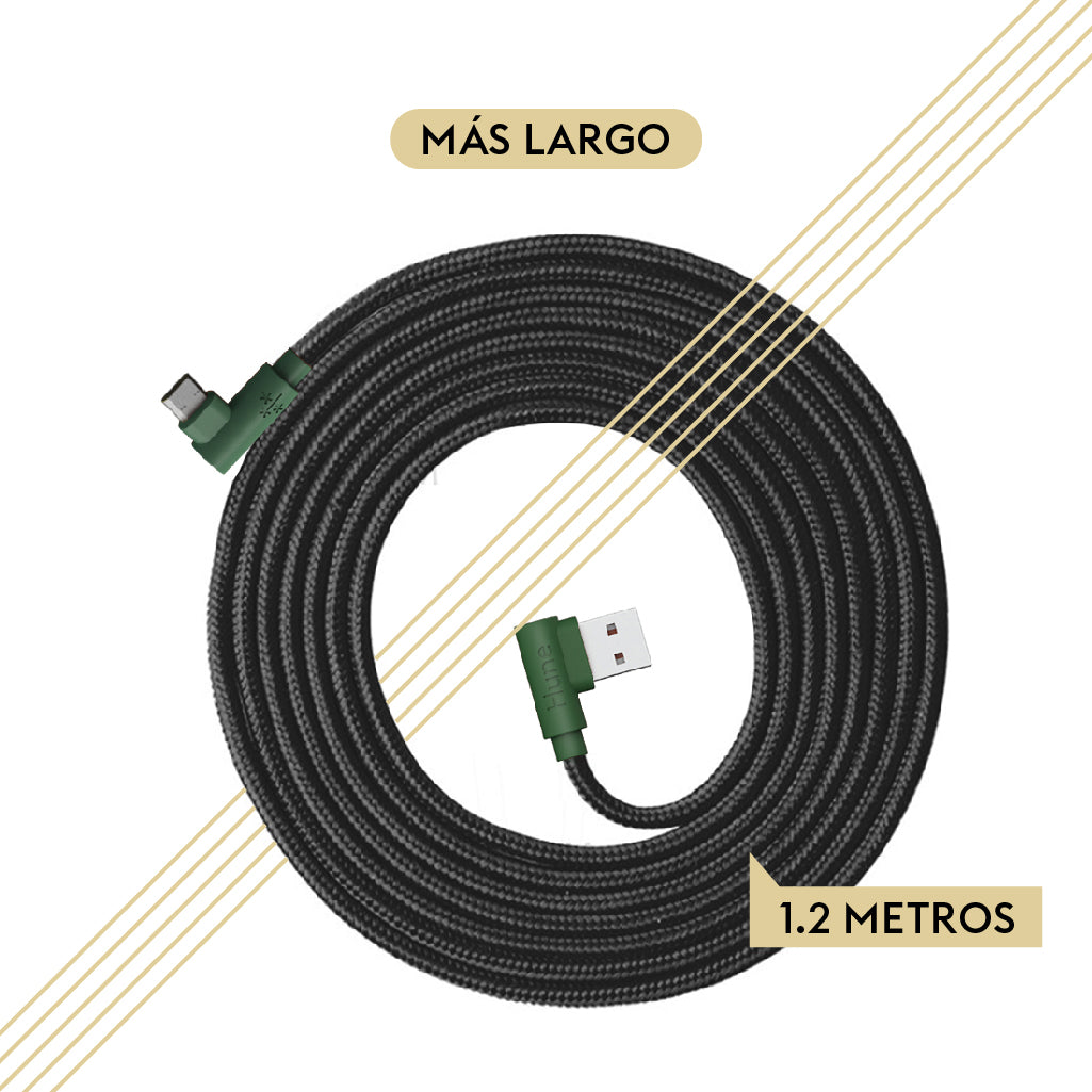 Cable Braided USB - USB Micro Hune Hiedra