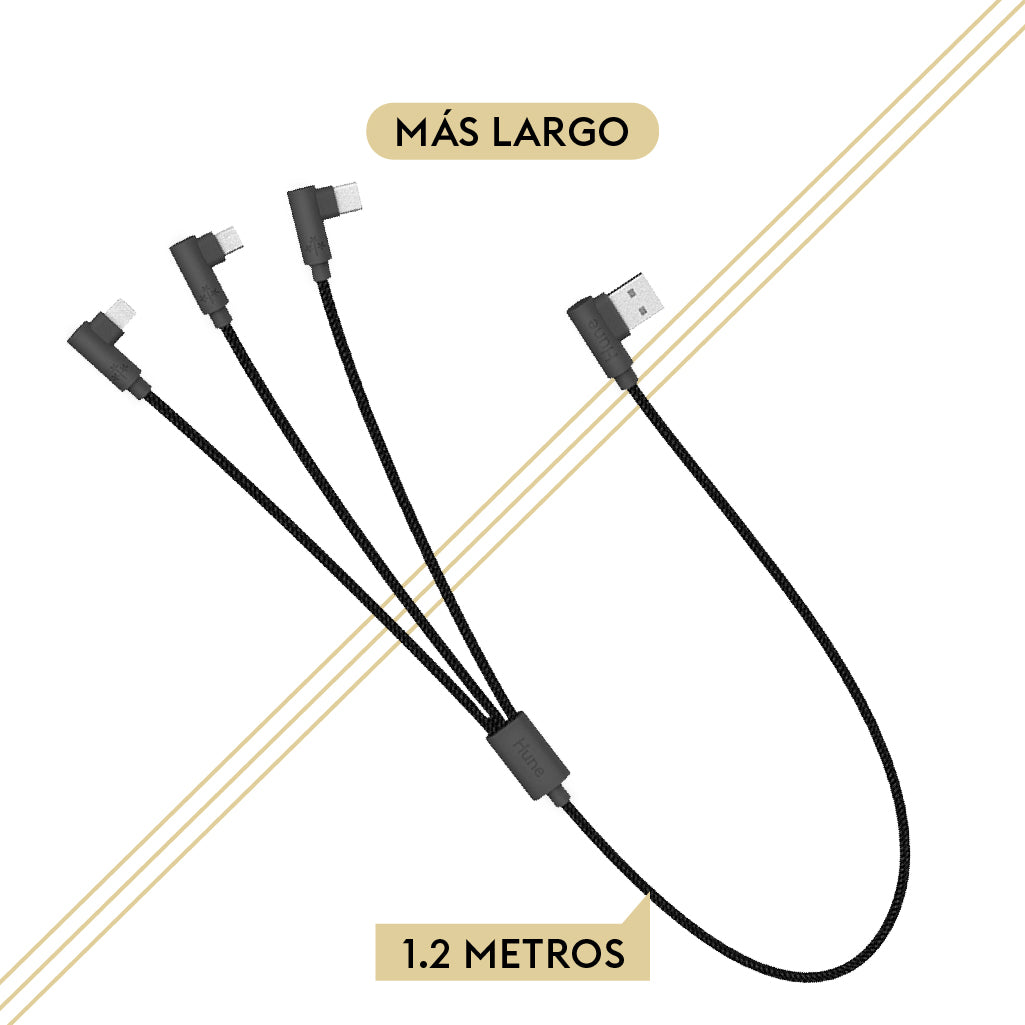 Cables 3 en 1 Hune Hiedra