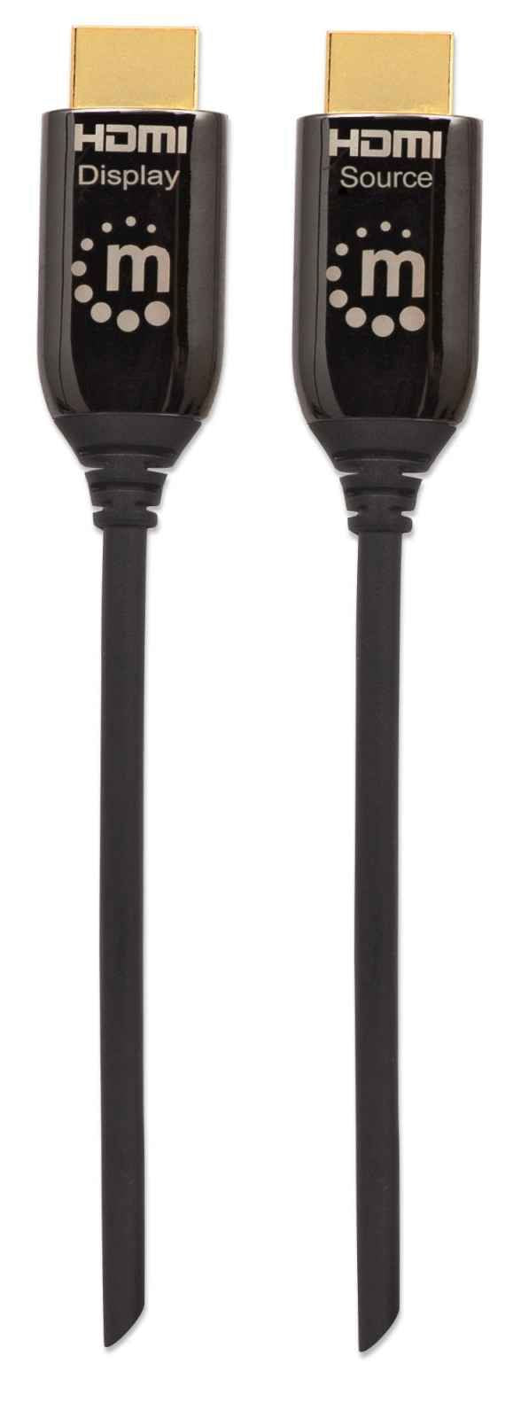 Cable HDMI Óptico Clasificación Plénum MANHATTAN 355438