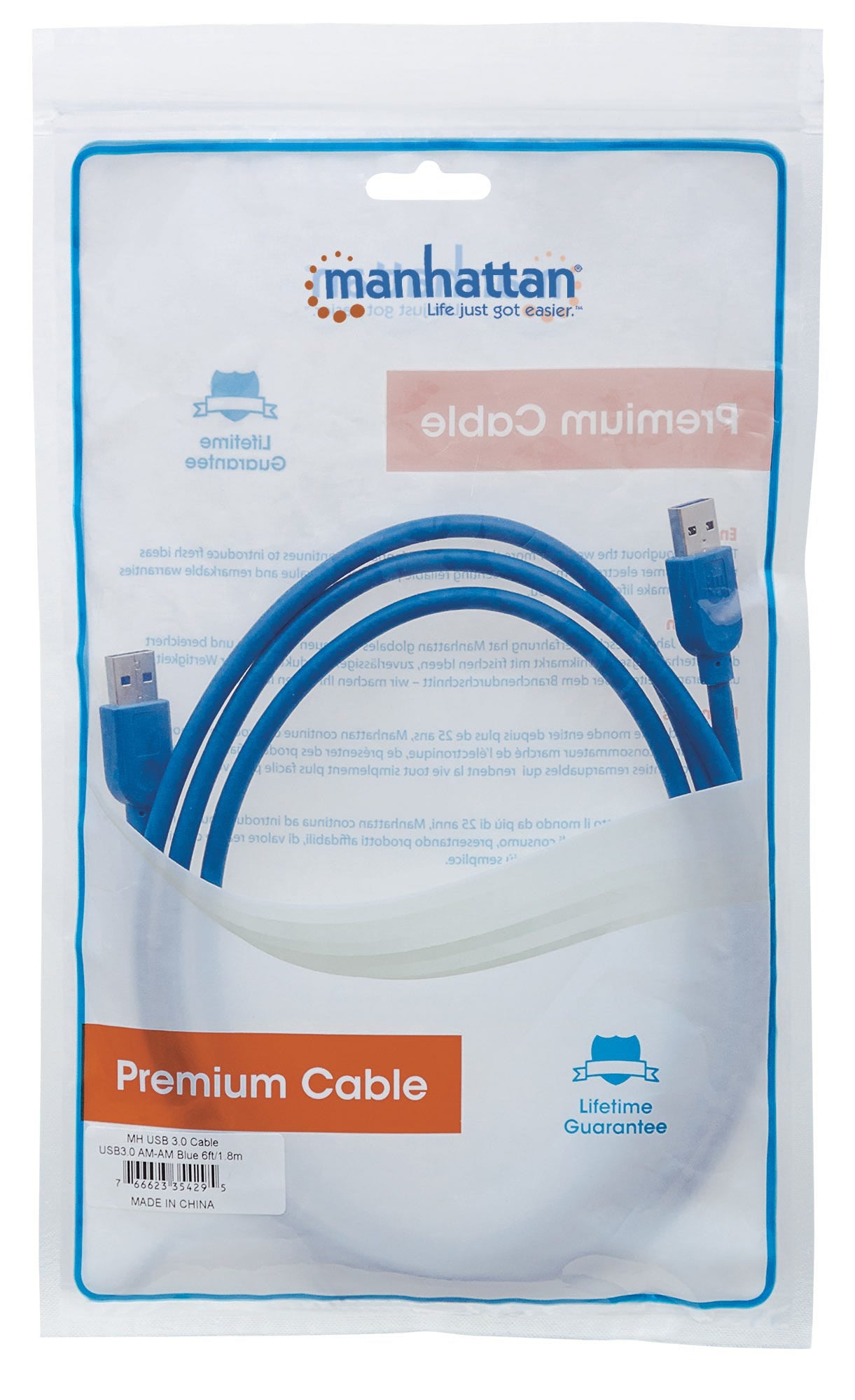 Cable USB MANHATTAN 354295