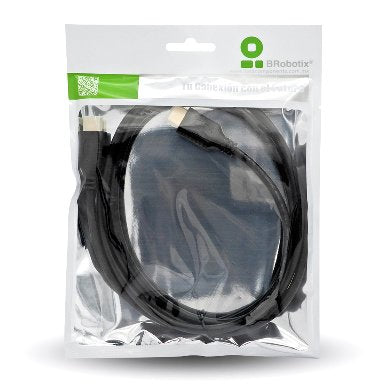 CABLE HDMI VERSIÓN 2.0, 2K - 4K, 1.8 M BROBOTIX 963486