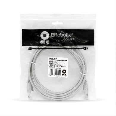 Cable de Red CAT 5E 0.5m BROBOTIX 497127