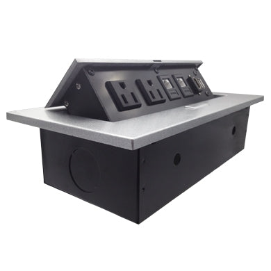 CAJA PARA MESA: HDMI, USB, RJ45 CAT6 BROBOTIX 171224