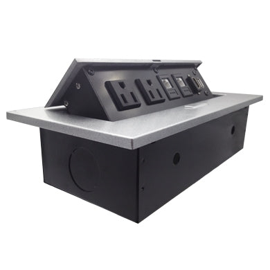 CAJA PARA MESA: HDMI, USB, RJ45 CAT6 BROBOTIX 171224
