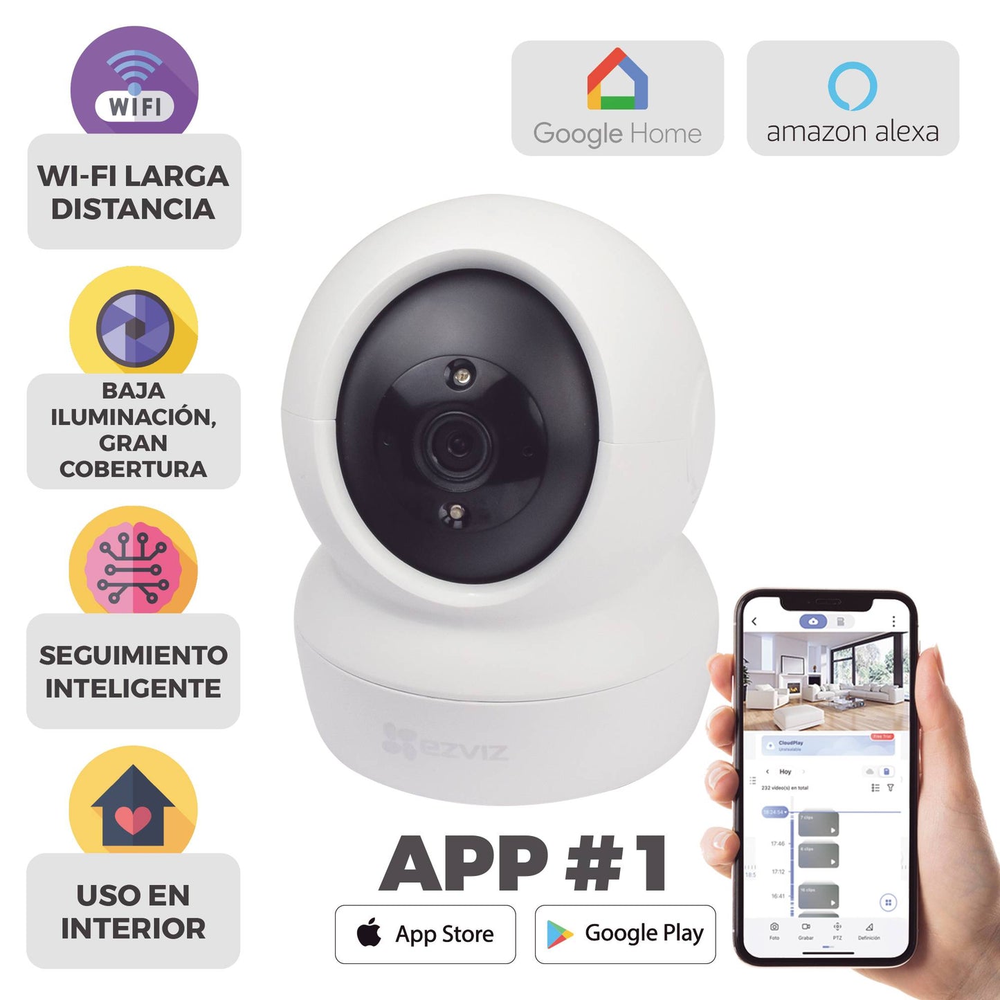 Mini cámara EZVIZ H6C