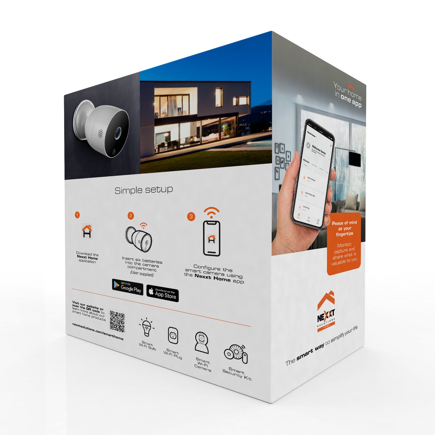 Cámara de Batería Exterio Nexxt Solutions Home NHC-O630