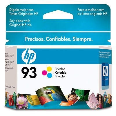 Tinta HP 93 - C9361WL, Cian, magenta, amarillo