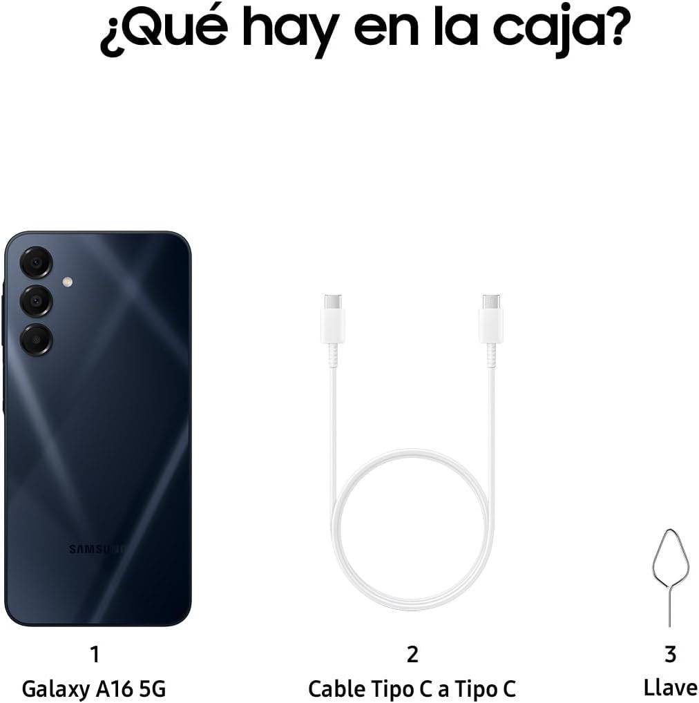 Celulares SAMSUNG SAMSUNG A16 128GB NEGRO