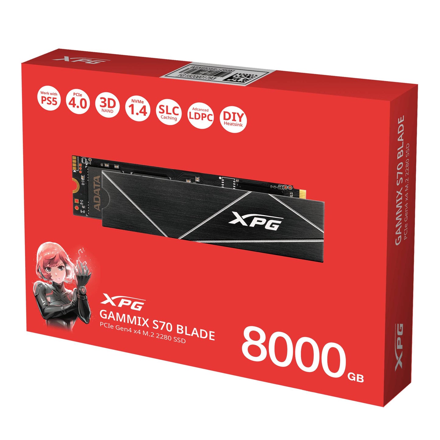SSD ADATA GAMMIX S70 BLADE