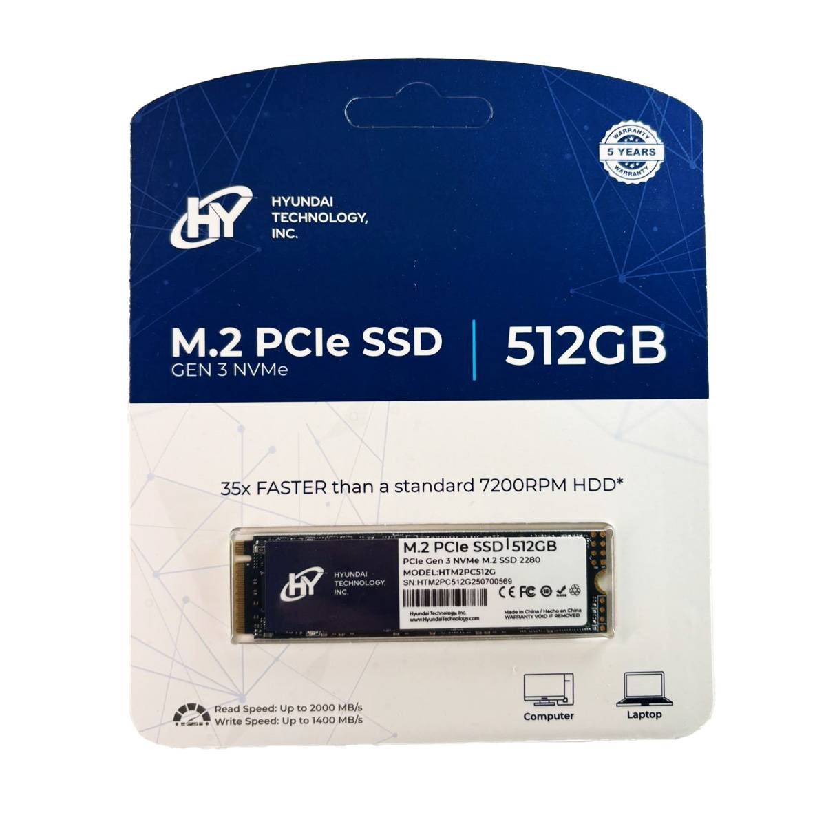 SSD HYUNDAI HTM2PC512G