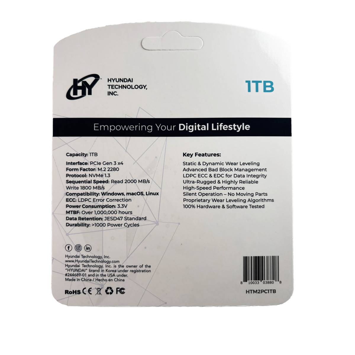 SSD HYUNDAI HTM2PC1TB