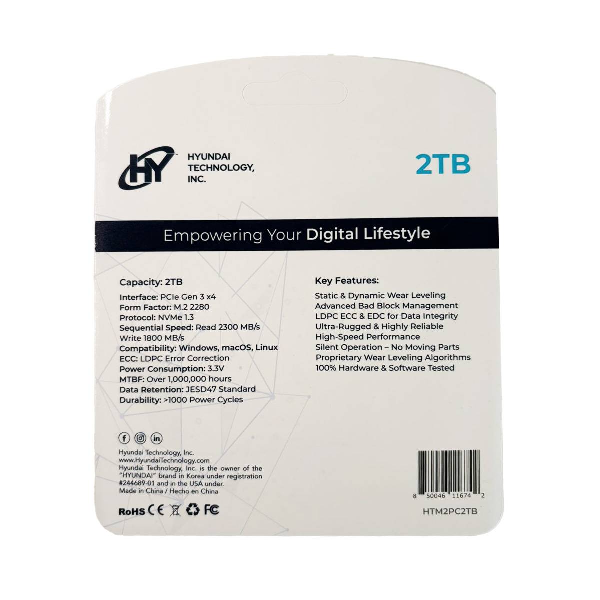 SSD HYUNDAI HTM2PC2TB