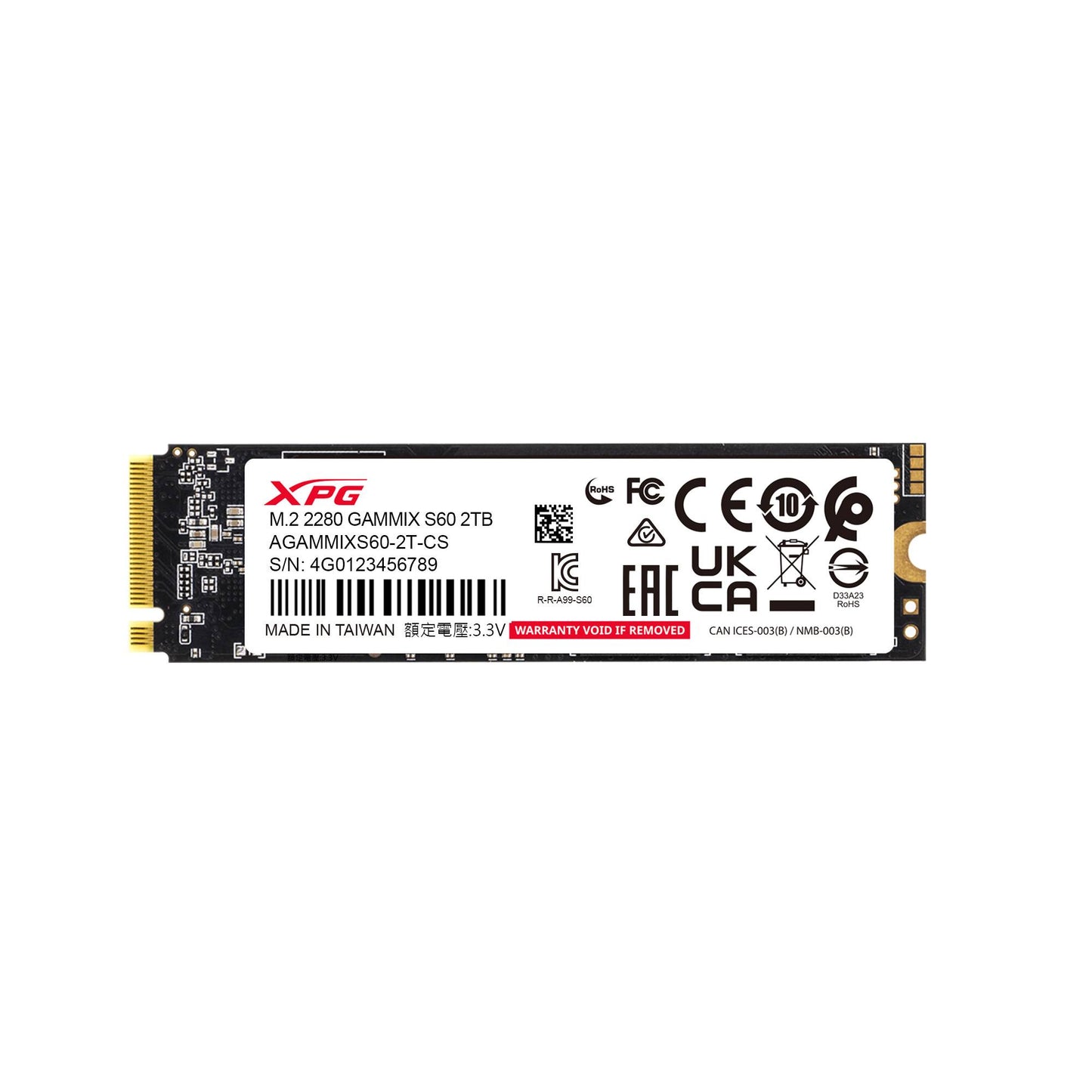 Unidad de estado solido ADATA GAMMIX S60