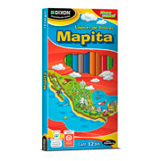 Lapices de Colores Mapita Largo Madera c/12 piezas