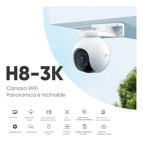 Cámara PTZ IP EZVIZ CS-H8-3K