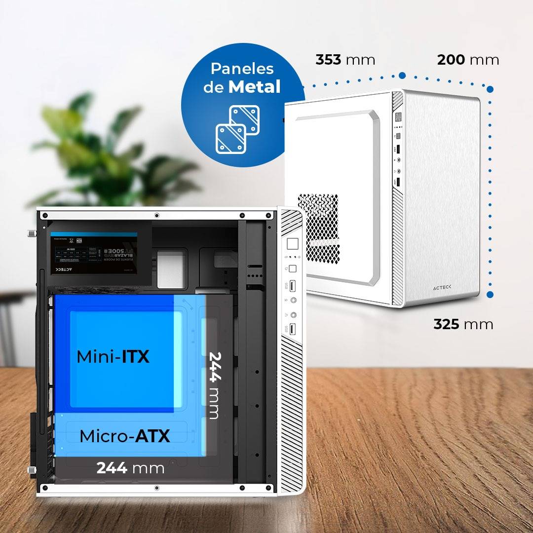 Gabinetes para computadoras ACTECK GI215F