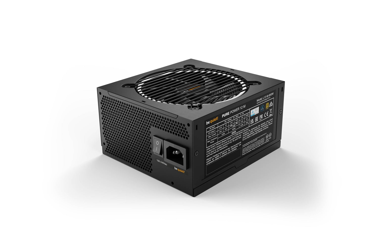 Fuentes de Poder Be Quiet 12 Má850W GOLD M