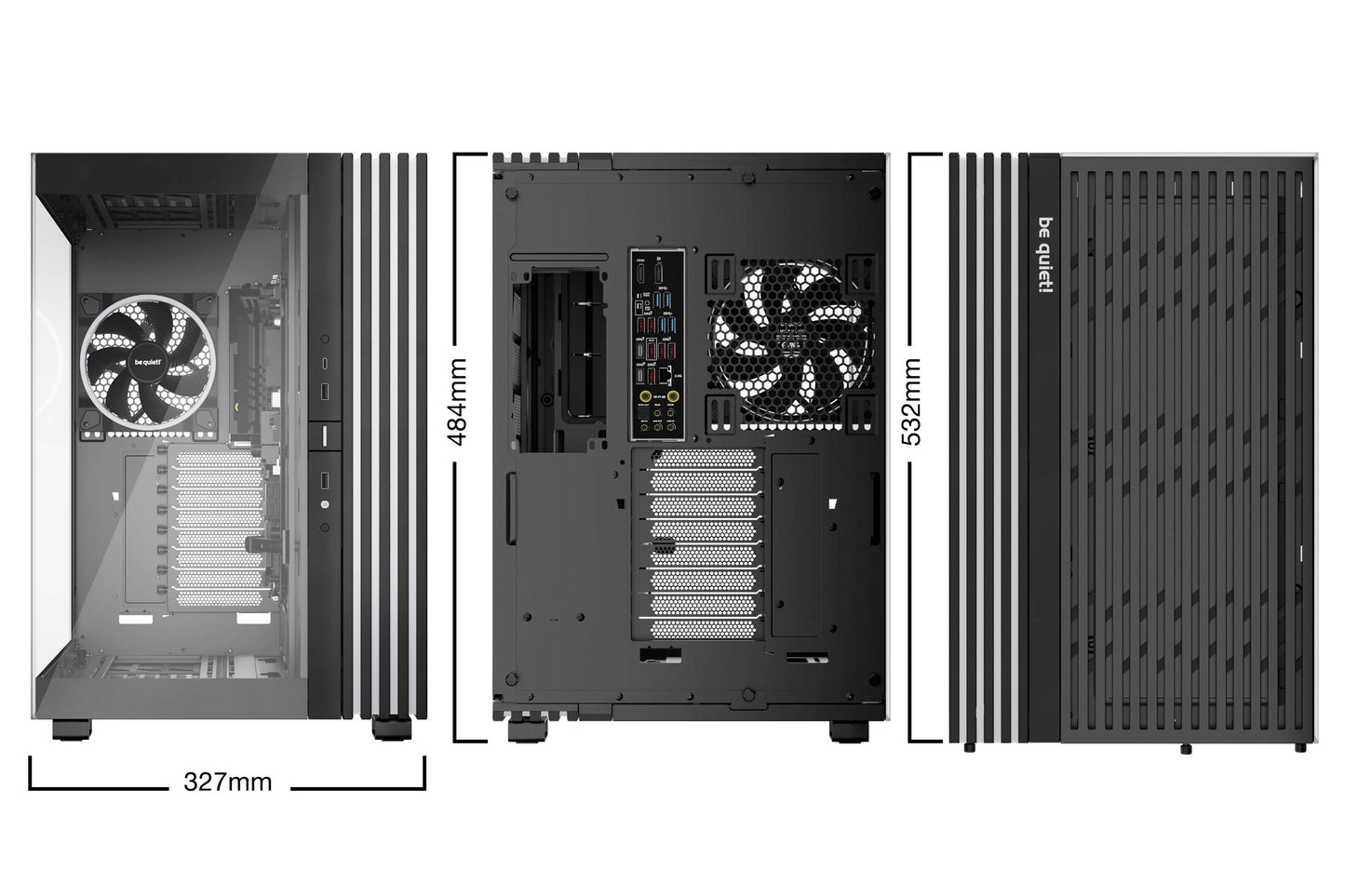 Gabinetes Gaming Be Quiet Light Base 900 FX Black