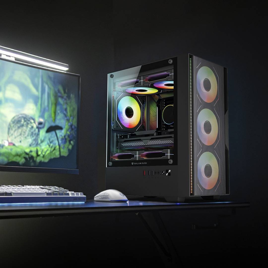 Gabinetes Gaming Balam Rush NITROX EDGE PRO AIRCOOL 4900C