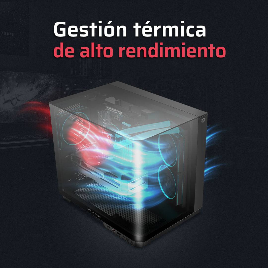 Gabinetes Gaming Balam Rush CURVE 6800