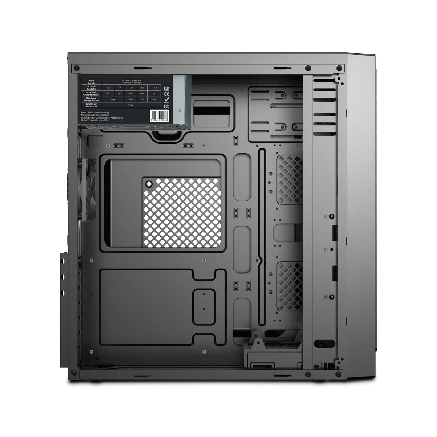 Gabinete GETTTECH GCM-550AC-01